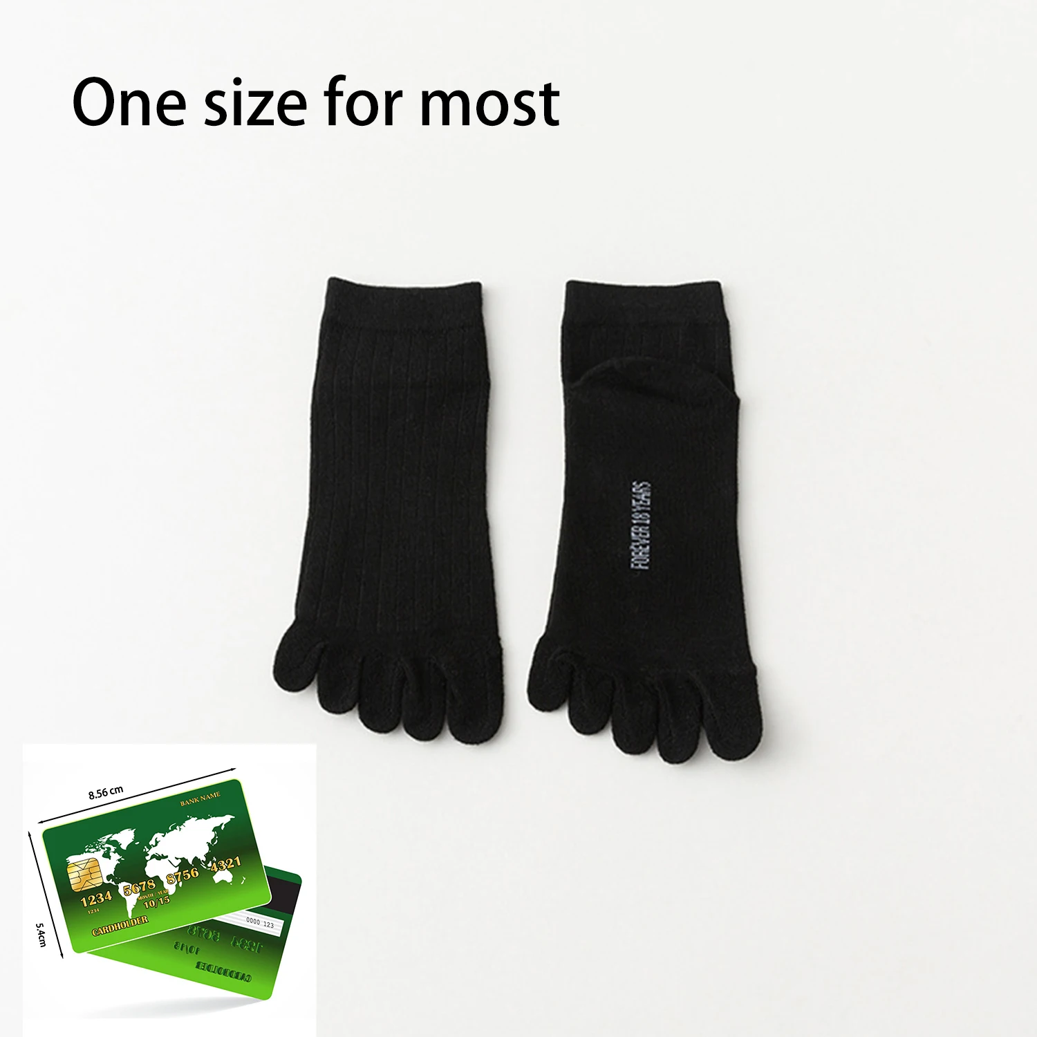 Solid Color Cotton Five Finger Socks Mens Sports Breathable Soft Elastic Comfortable Shaping Anti Friction Men's Socks With Toes