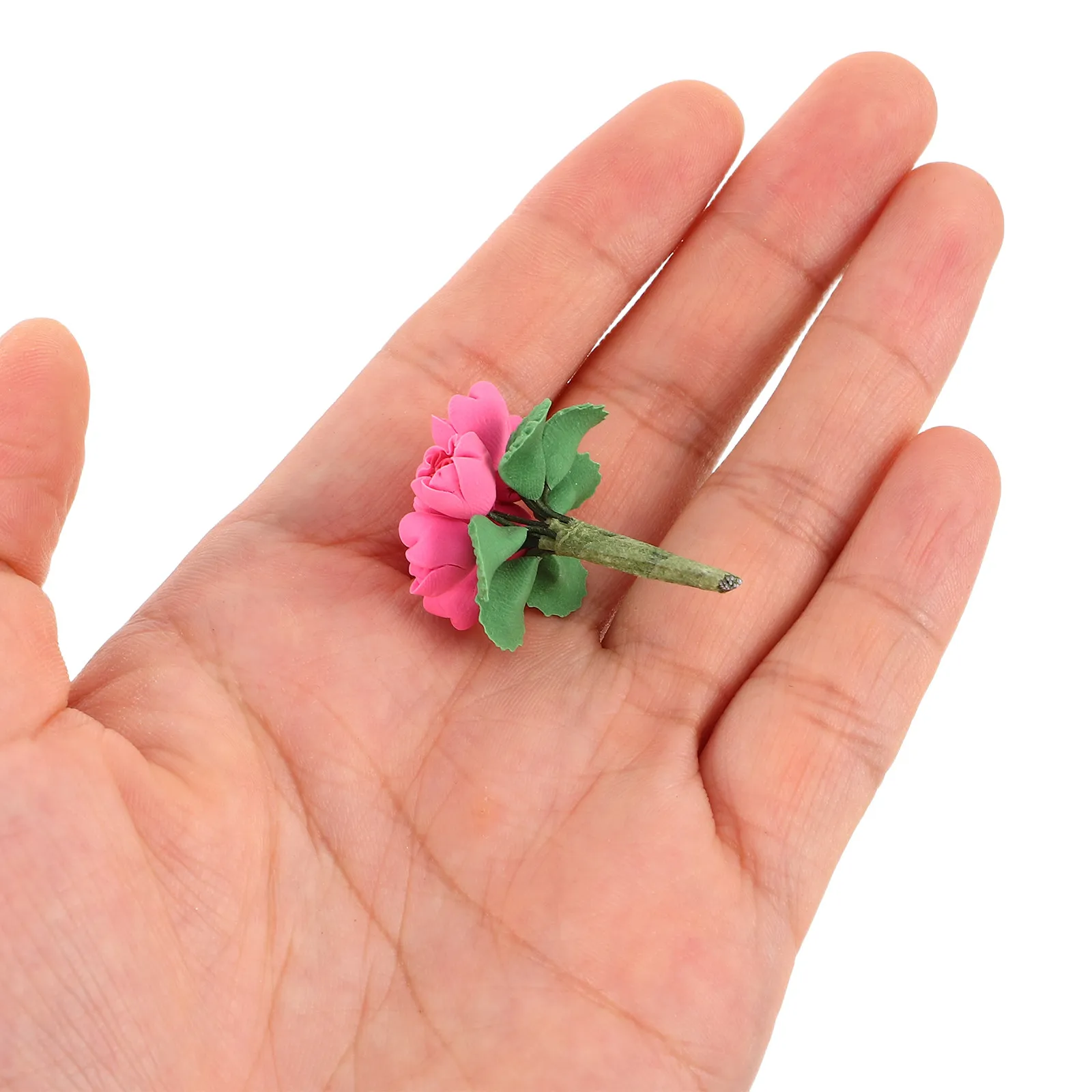 

2 шт. миниатюрные искусственные цветы, букет, реалистичная миниатюрная цветочная композиция для кукольного домика, украшение для дома, аксессуары для микроландшафта