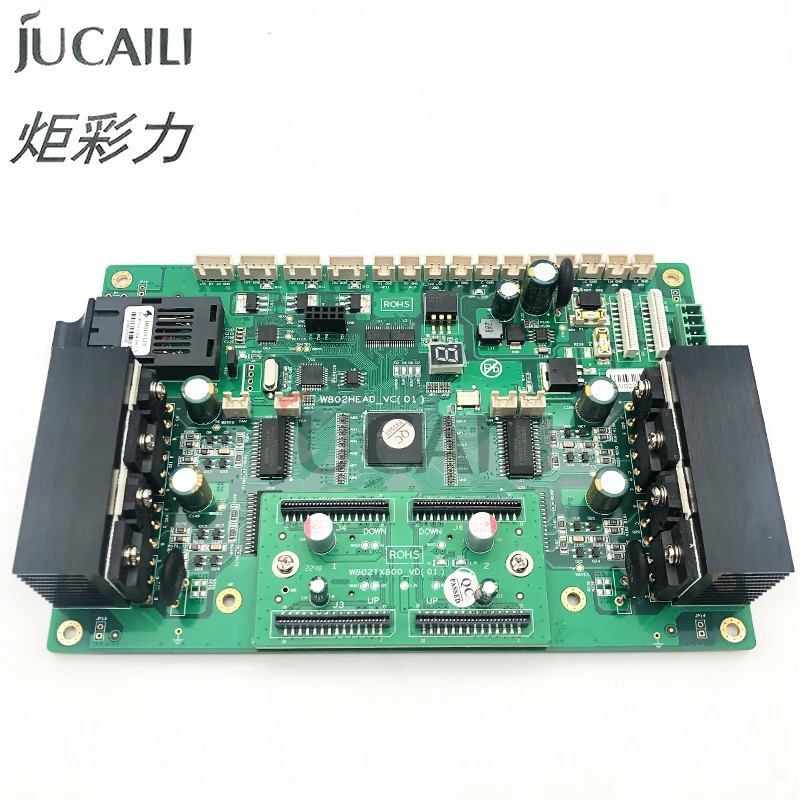 

Jucaili printer Wellprint TX800 double head carriage board W802HEAD-VG optical fiber Version for Epson TX800 head printer