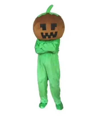 New Adult Halloween Christmas Halloween Pumpkin Mascotte Fancy Cartoon Mascot Costume Plush Fancy Dress Mascot Costume