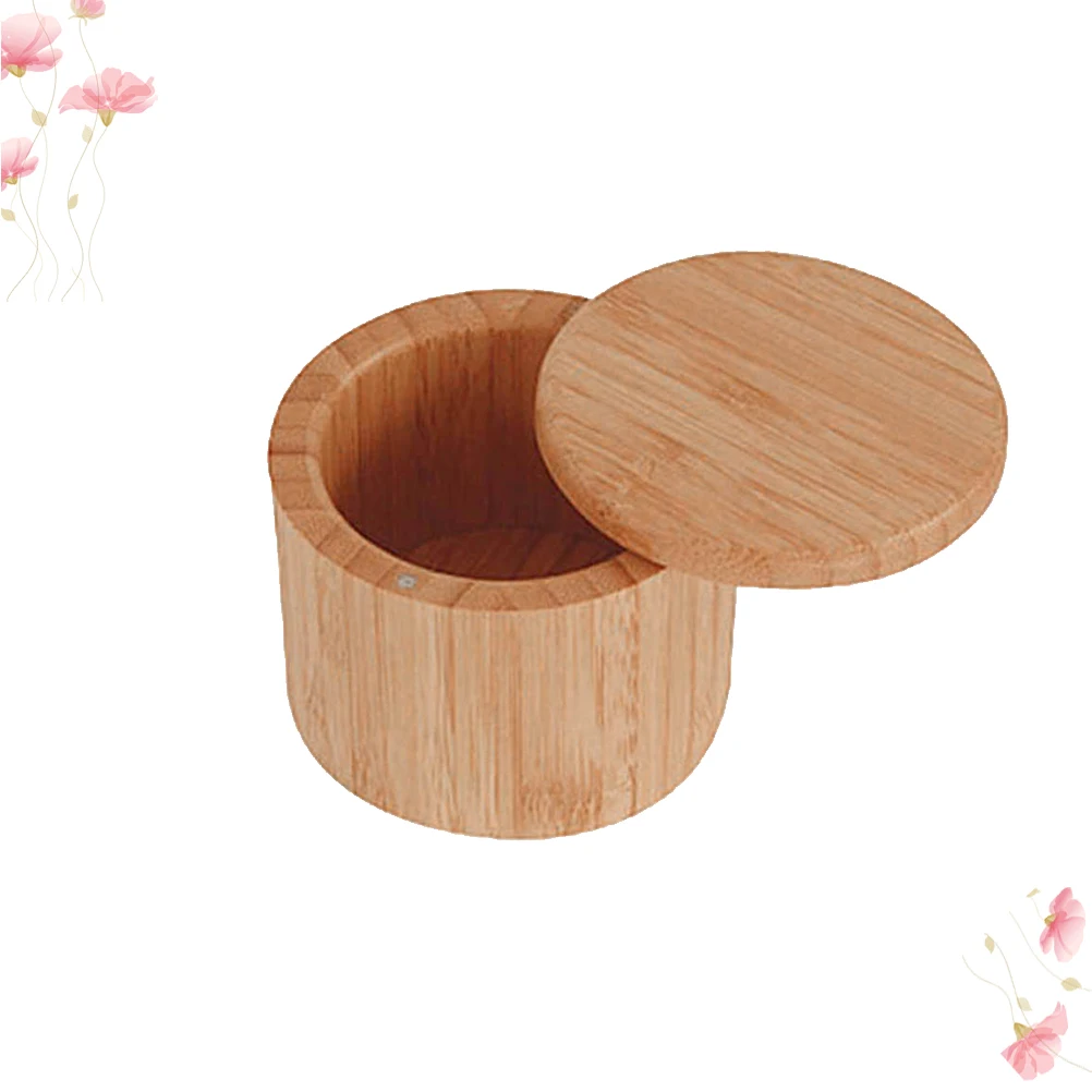 

Bamboo Seasoning Box Eco Friendly Kitchen Container Spice Storage Jar Bamboo Spice Rack Dust Mosquito Proof Cockroach Proof Dry