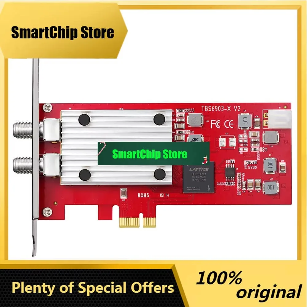 SmCpProfessional Tbs6903-x Dvb-s2x Tuner Pcie Card Supports Ccm, Acm, Vcm, Multi Input Stream, Generic Stream Mode