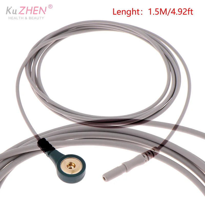 

1,5 м провод для электрокардиограммы из ТПУ, линия сбора Eeg, линия подключения электродной площадки для студенческих экспериментов, экранированный кабель