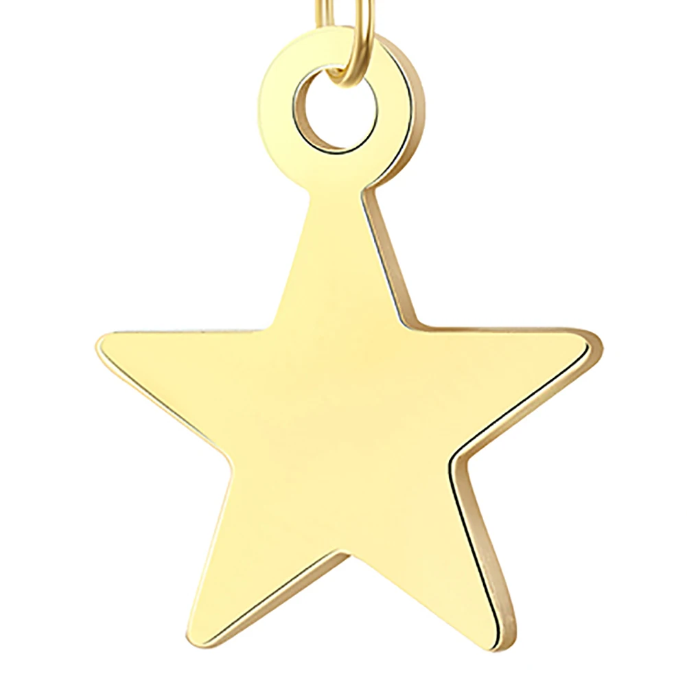 Kkjoy Edelstahl Neue Design Kette Hoop Ohrring Für Frauen Hohl Solide Stern Mond Anhänger Knorpel Ohrring Piercing Schmuck – Detail 34