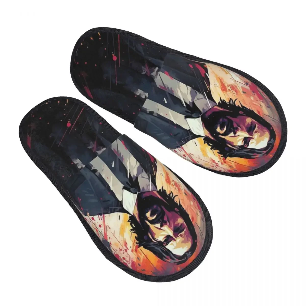 Keanu Reeves Men Women Furry slippers nice-looking special Home slippers pantoufle homme