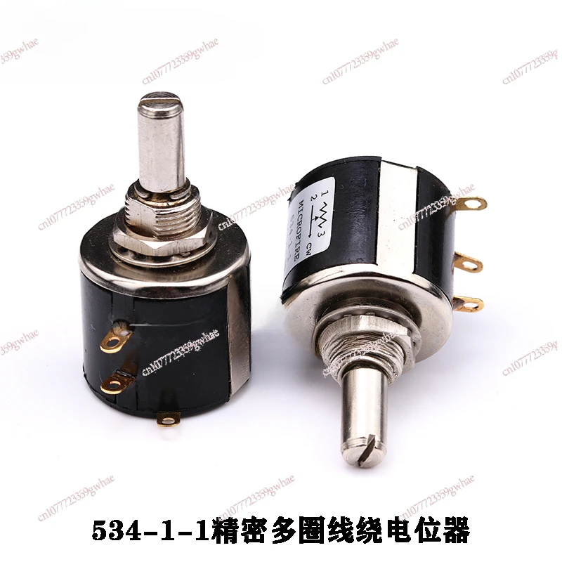 

534-1-1 Precision Multi-turn Wire Wound Potentiometer 1K 2K 5K 10K 20K 50K 100K