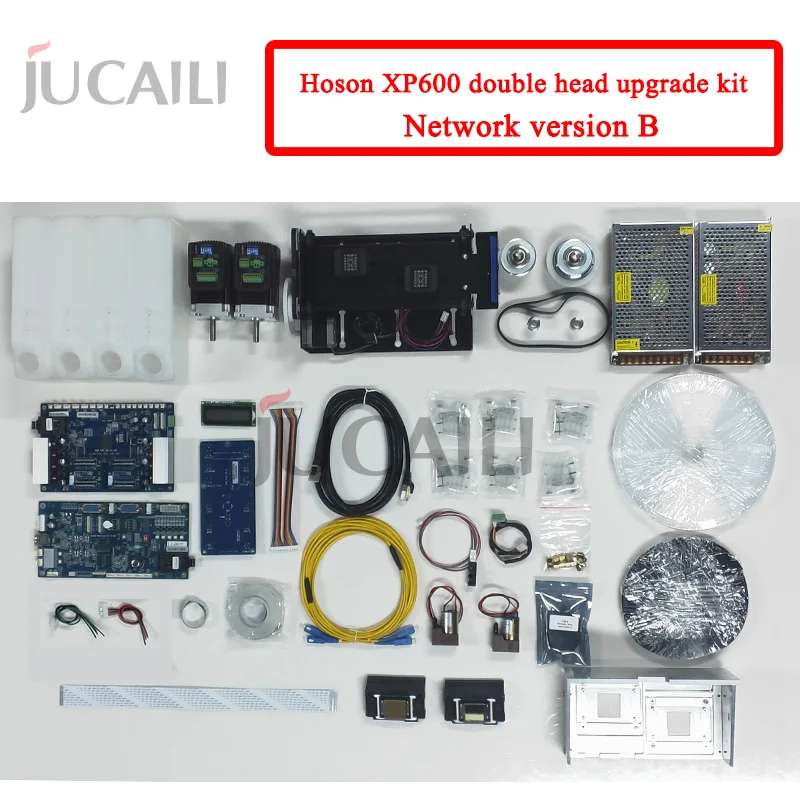 jucaili kit completo de conversao de impressora a grande kit para converter impressora hoson network board epson dx5 dx7 em xp600 dual head 01