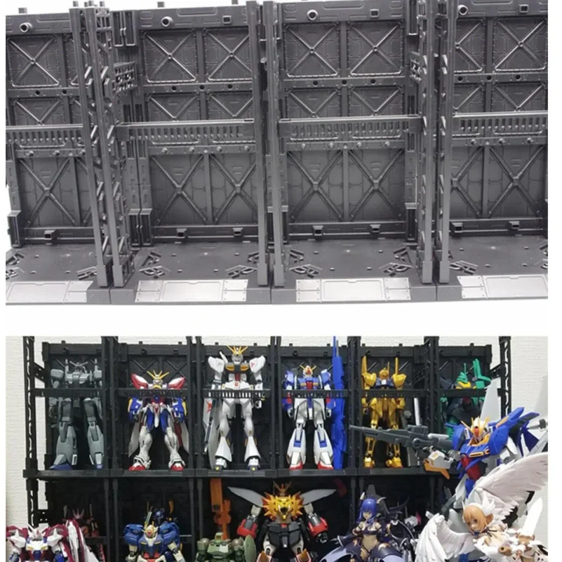 Universal Anime Cartoon Character Figure Model Storage Box Interlocking Organizer Stackable for LEGO,Anime Models,Gundam Models