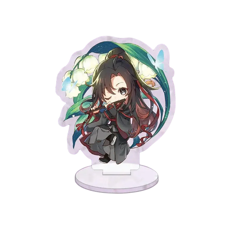 Hot Anime Mo Dao Zu Shi Cute Figure  Acrylic Stand Grandmaster of Demonic Wei Wuxian Decoration Model Toy Gifts 10cm