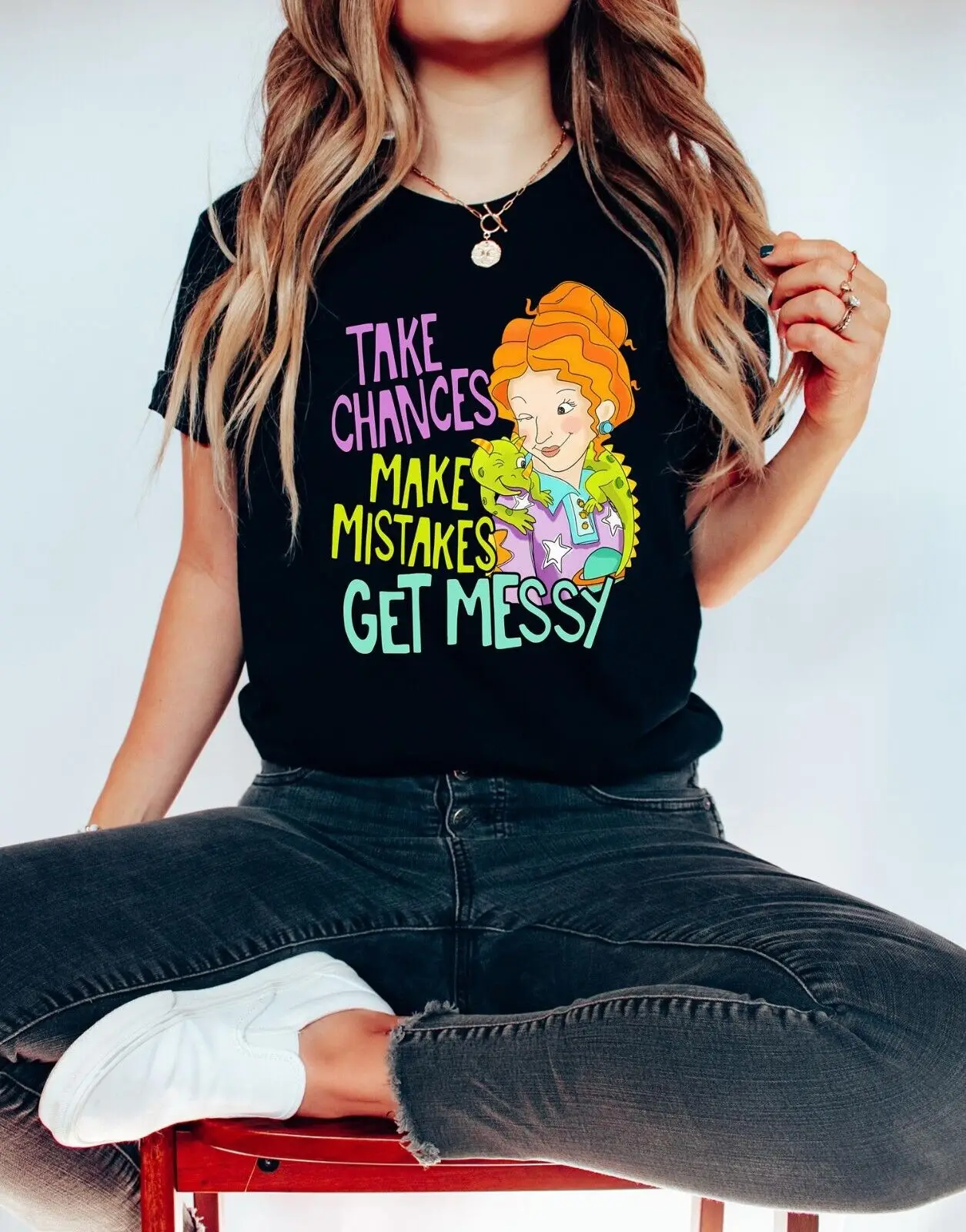 

Take ances Make Mistakes Get Shirt, Miss Frizzle Shirt, Magic Sool Bus