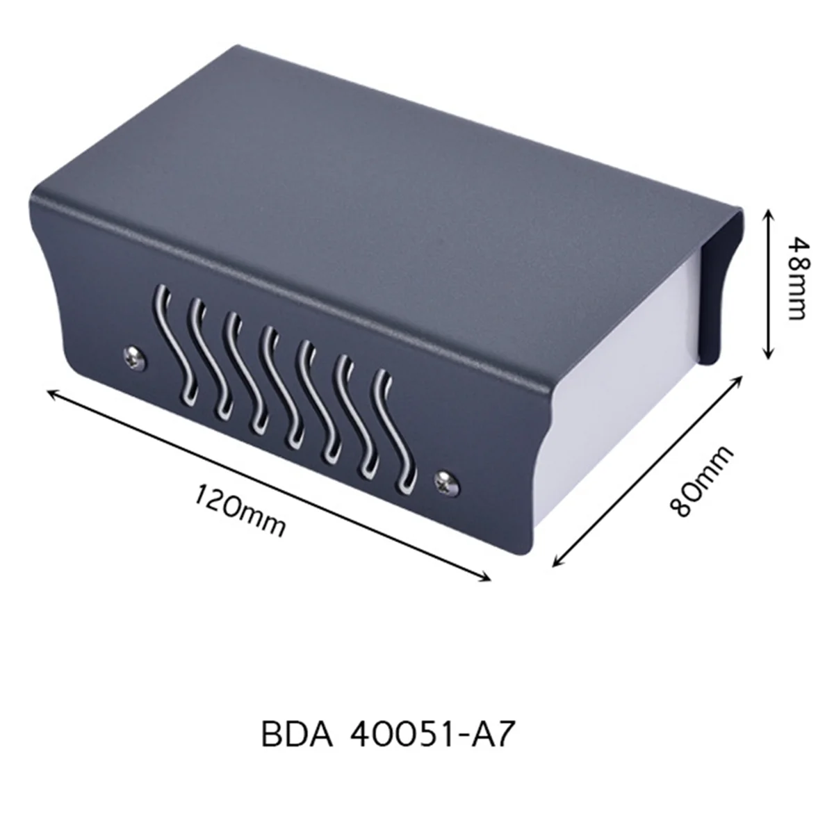 Caja de hierro profesional A20M, caja de hierro de alta calidad, caja de Metal, caja de conexiones de cables, caja de proyecto, caja Bahar BDA 40051,B