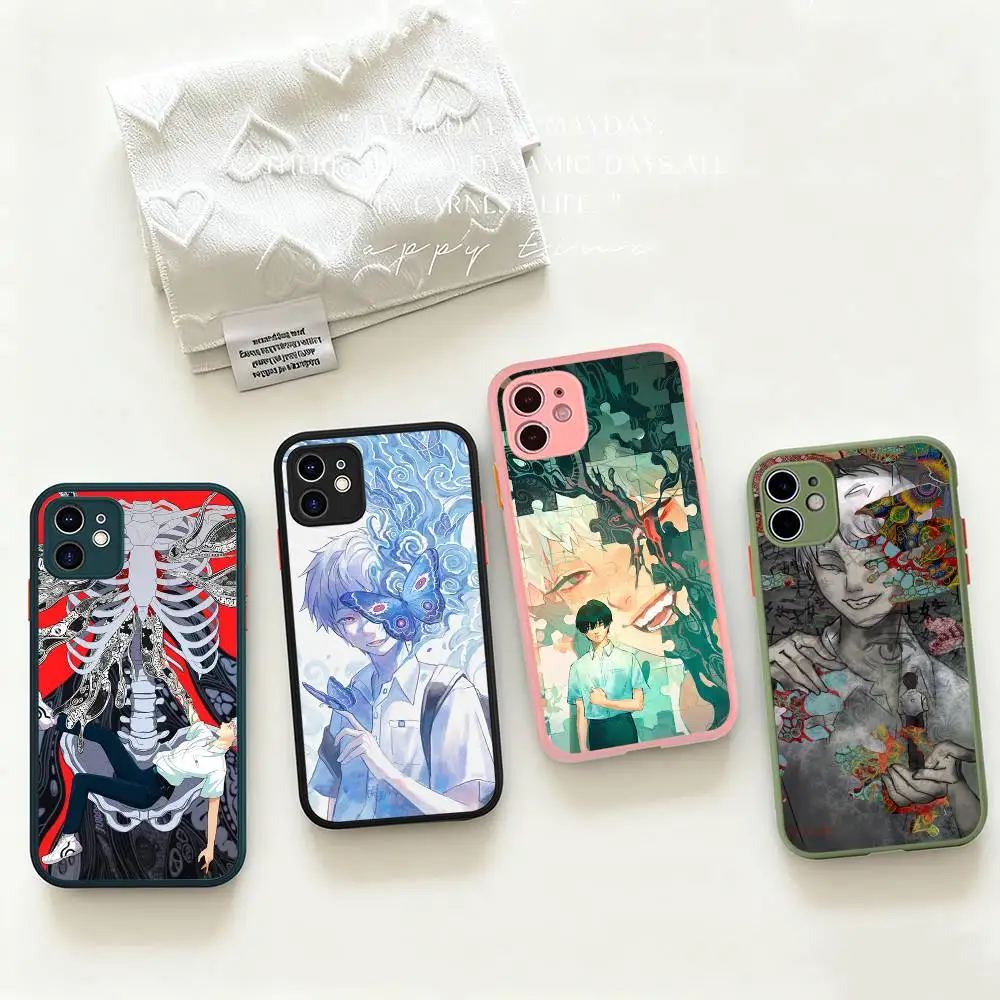 

Anime T-The Summer Hikaru Died Phone Case For IPhone 11 12 13 14 15 16 Pro Plus X XS MAX Matte Bumper Shockproof Cover