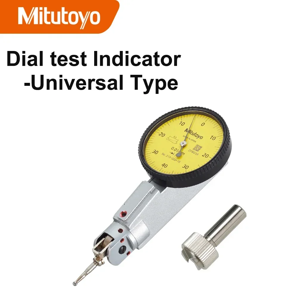 Original Mitutoyo Dial Test Indicator Universal Type Measuring Tool 513-304-10E 0-0.8mm 0.01mm