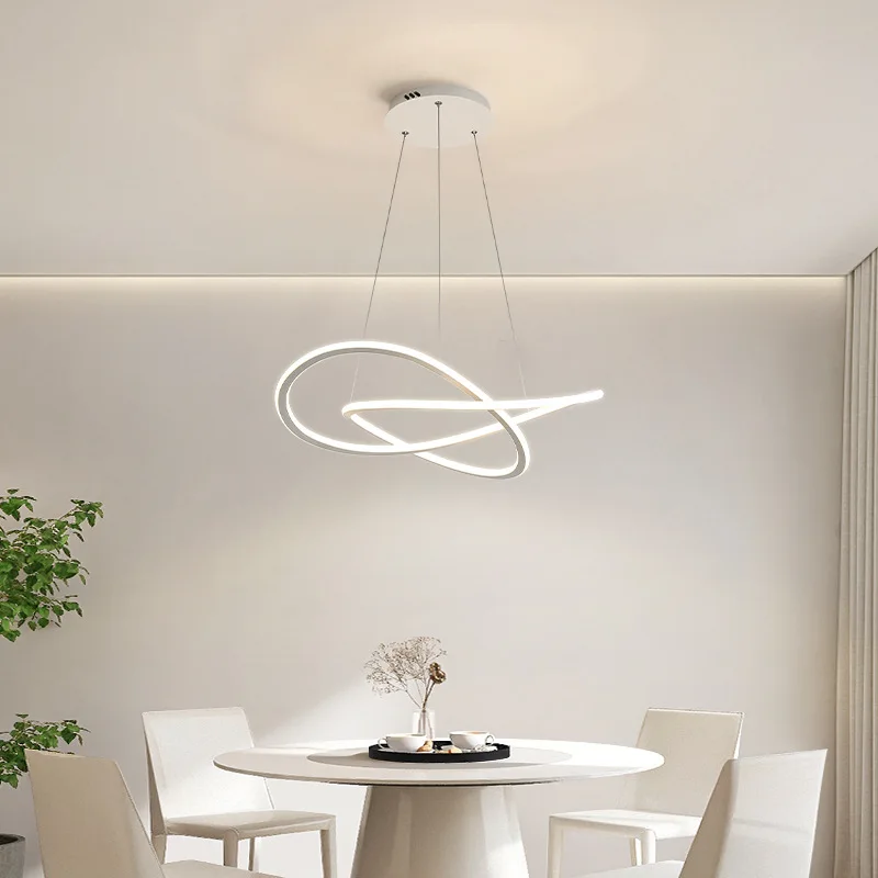 Designer Minimalist Restaurant Chandelier Modern Simple Light Luxury Dining Table Dining Room Restaurant Light 2022