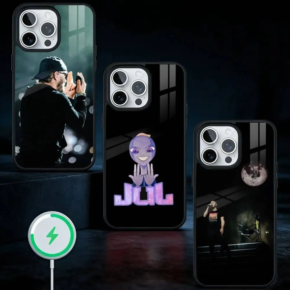 

J-Julien Mari Jul Phone Case For iPhone17,16,15,14,13 Plus,Pro Max Magnetic For Magsafe Wireless Charging