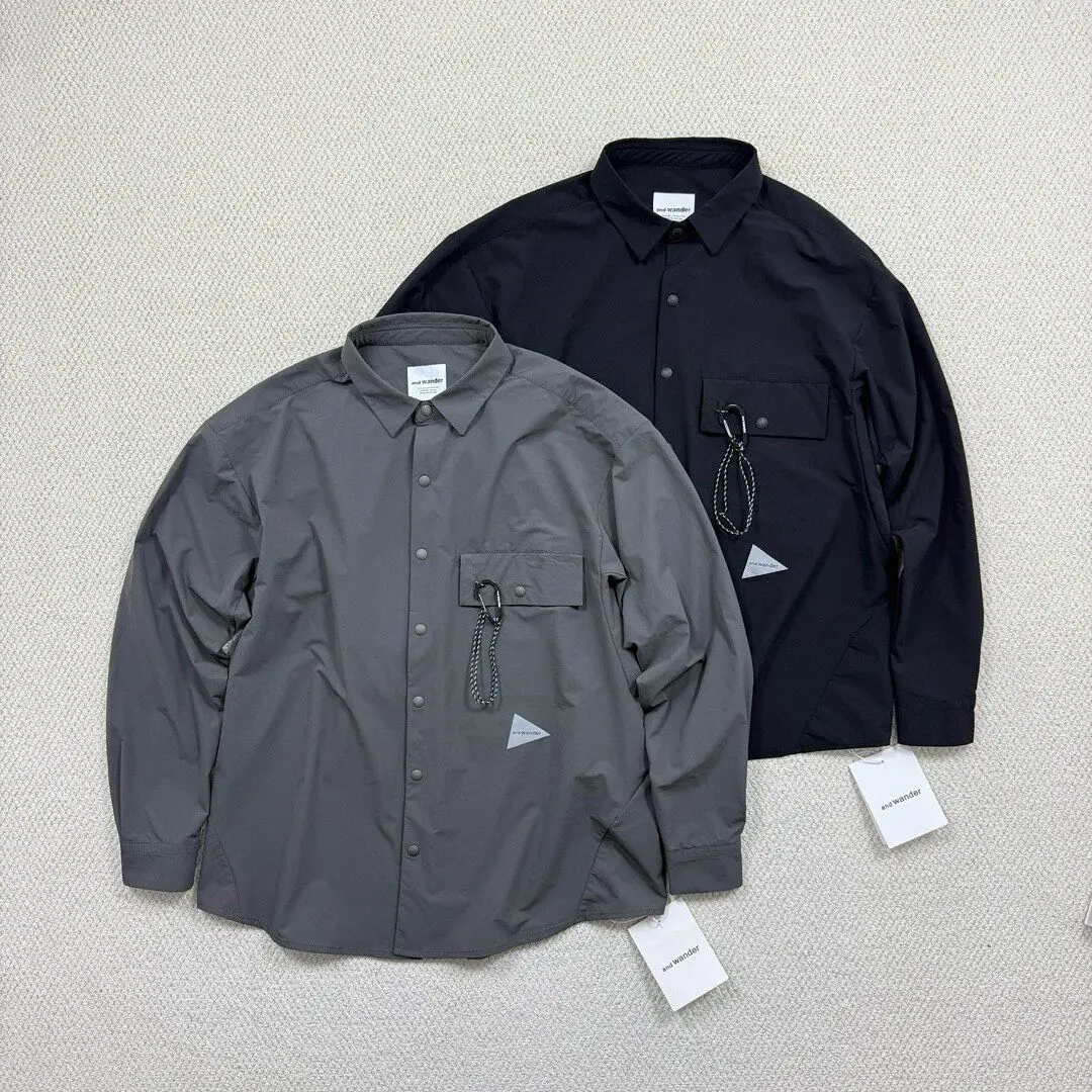 and wander Light Dry Rip Shirts Style Quick Dry Long Sleeve Shirt Outdoor Camping Functional Shirt Breathable Loose Top