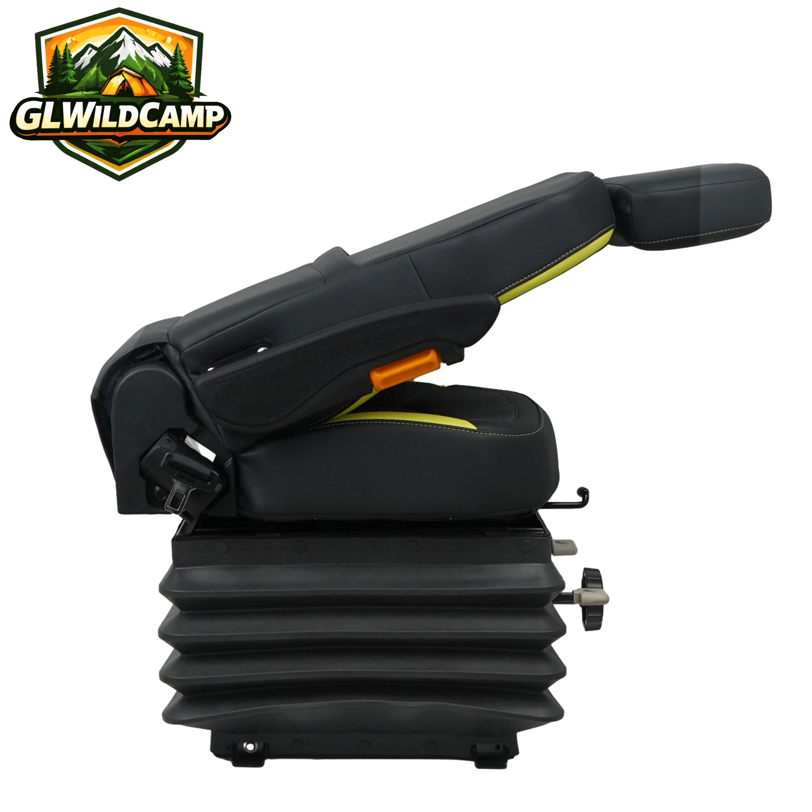 Foldable PVC Mechanical Suspension Seat Replacement for Tractor Forklift Excavator Skid Loader-for Construction Machinery Parts