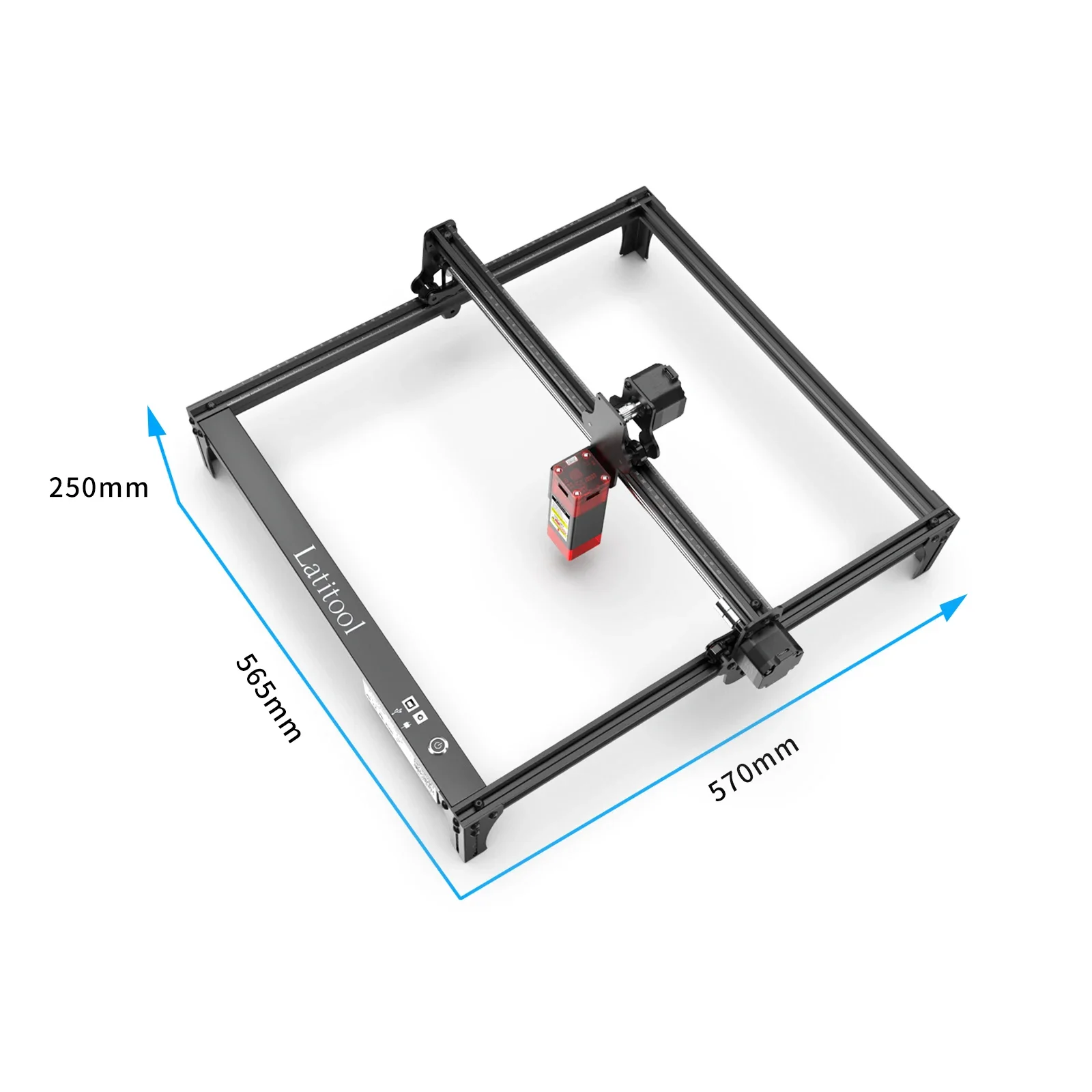 Máquina de corte e gravação a laser de diodo yyhc 50W para todos os materiais