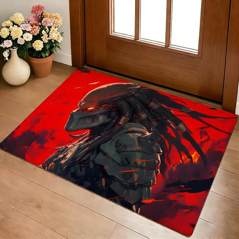 The Predator Classic Movie Floor Mat Cozy Flannel Soft Thick Non-Slip Mat For Living Room Bedroom Kitchen Decor Rugs