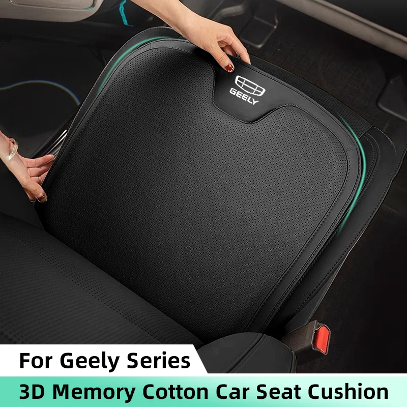 

Leather Car Seat Cover Breathable and Non-slip Seat Cushion Protector Mat for Geely Atlas Coolray Emgrand EC7 EC8 X7 EX7 CK2 GL
