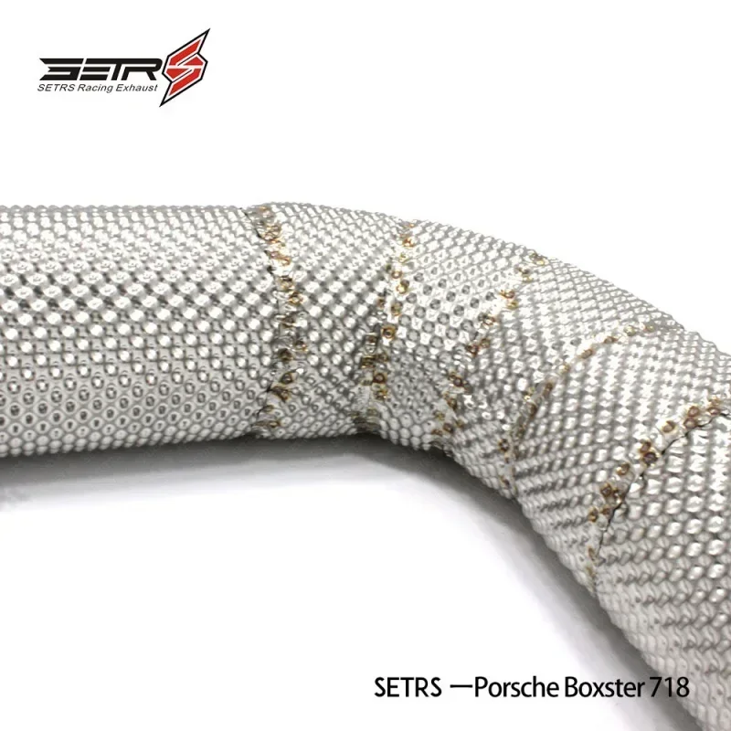 Abschnitt High-Flow-Rohre Abzweigrohr Auspuff Pifor-Border Boxster718 Straight-through