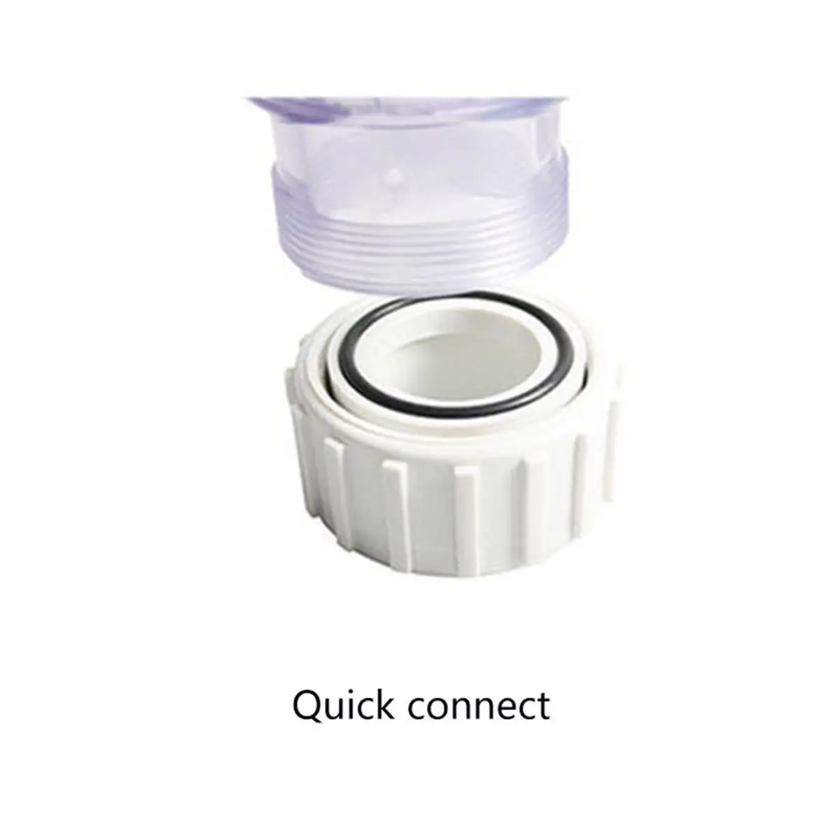 

PVC One-Way Check Valve for Swimming Pools, 30-0041 50 Psi PVC 2-Port Check Valve, 1-1/2Inch