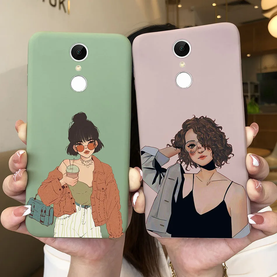 Phone Case For Xiaomi Redmi 5 5 Plus Case Soft Pattern Silicone TPU Back Cover For Xiaomi Redmi 5 Plus redmi5 Cases Coque Fundas