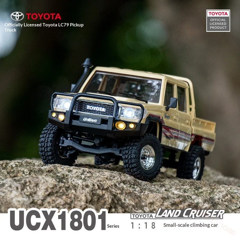 Udirc Rc Car 1/18 Licensed Toyota Land Cruiser brushless Lc79 Pickup Crawler Model Off Road Vehicle For Adult Hobby Collection