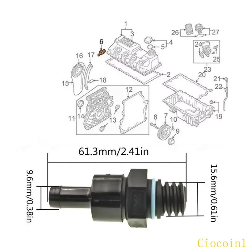

Y1UB Crank Case Vent PCV Valves 11127577568 11127513082 11127829990 for R52