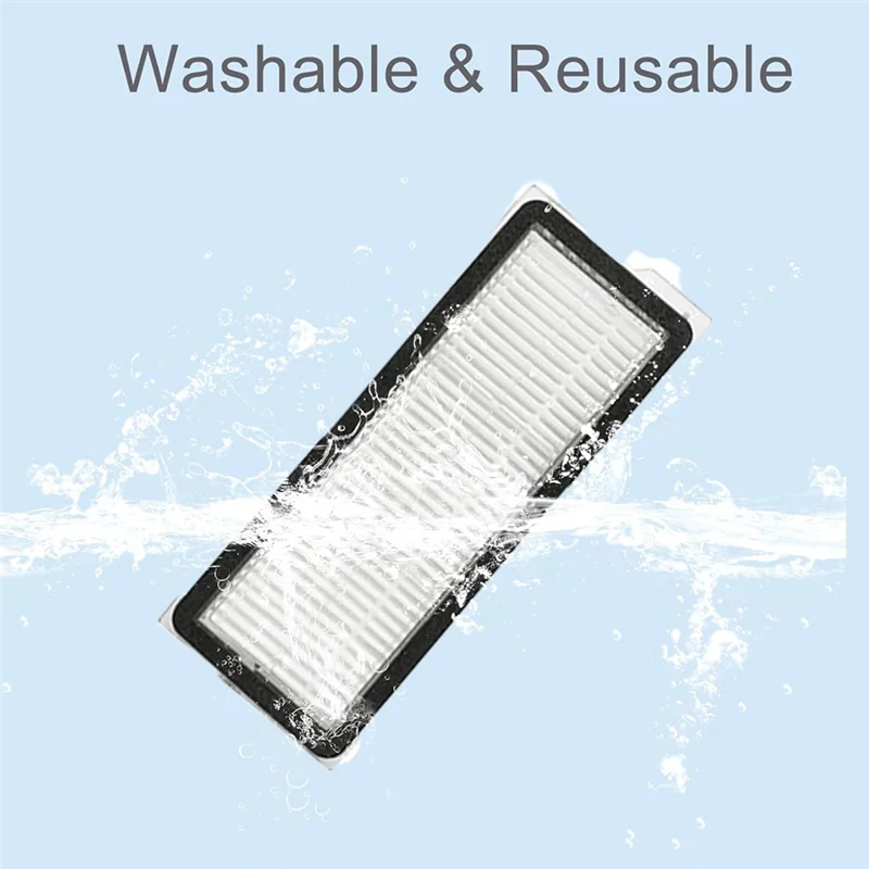 A74G-مجموعة ملحقات لـ Roborock QV 35A / QR 798 / QR 598 مكنسة كهربائية فرش جانبية رئيسية مرشحات HEPA أكياس الغبار وسادات الممسحة