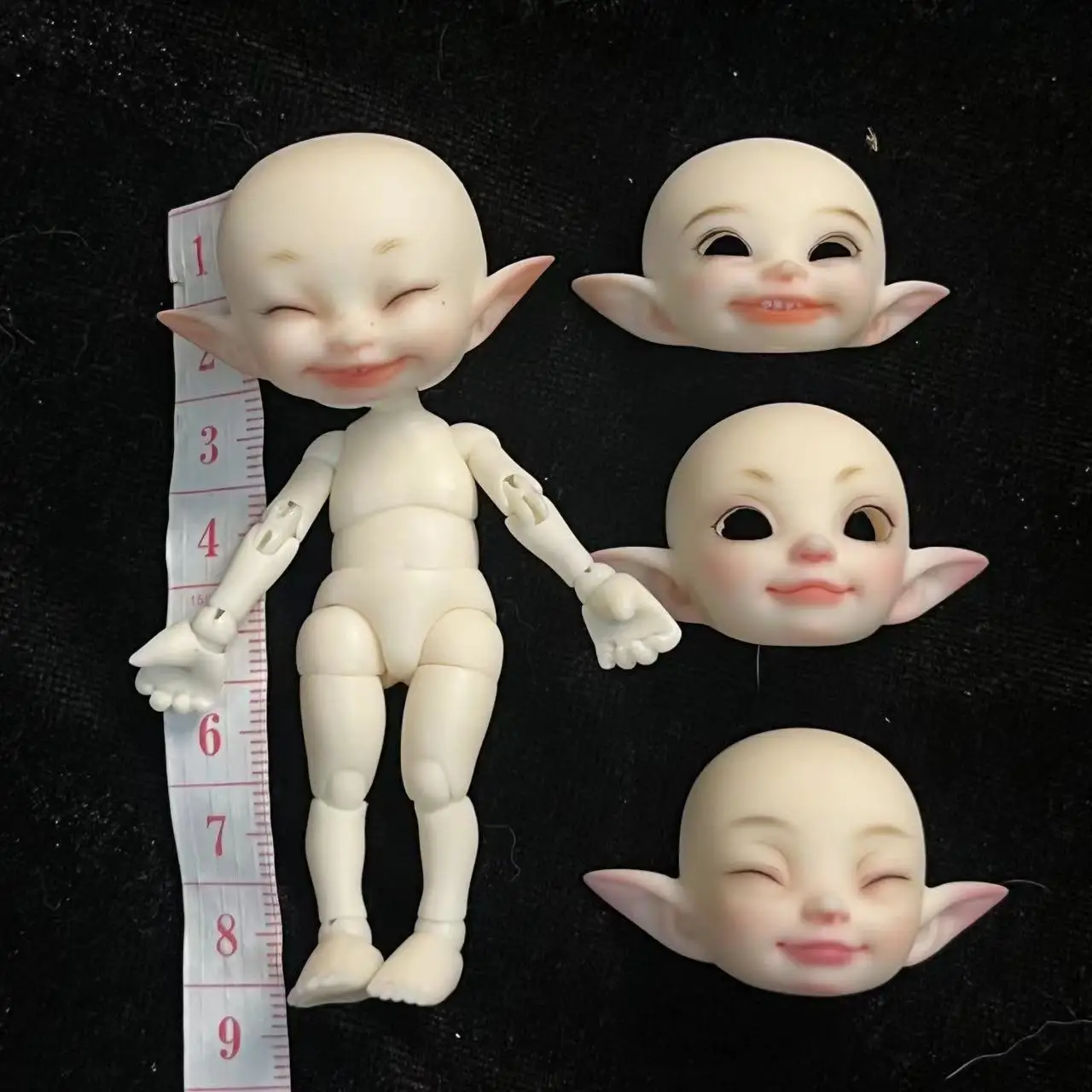 gaoshundoll 1/12 Soso realpuki fl fairyland magnetic hands and feet resin bjd for birthday gift fashion mysterybox diy