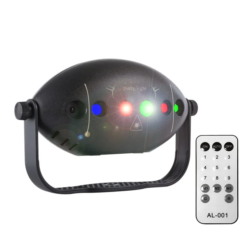 Stage Party Laser Projector DJ Disco Light Rechargeable Red Green Blue Strobe Party Club Home Festival Decorative Light Effect