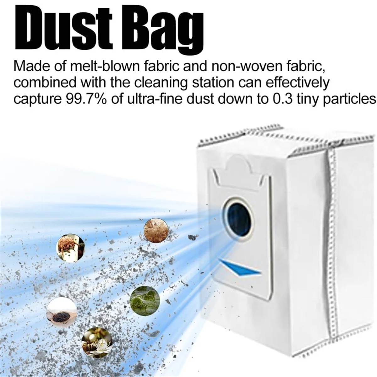 Vacuum Cleaner Replacement Accessories Set for Deebot X2/ X2 Pro/ X2 Omni/ DEX86 Robot Vacuum Rubber Brush