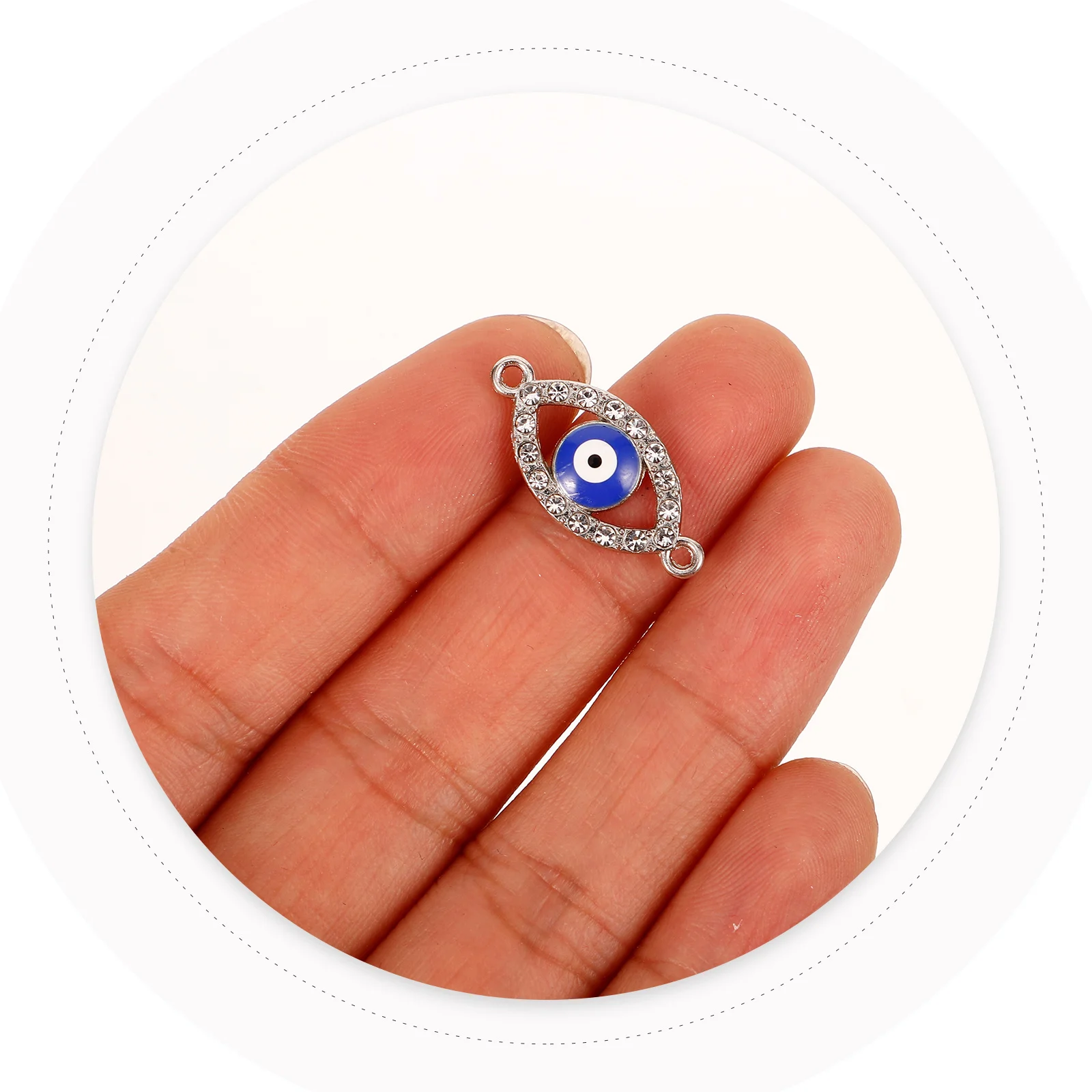 20 stuks boze oog hangers lichtmetalen bedels voor doe-het-zelf ketting armband enkelbandje oorbellen knutselen sieraden maken materialen