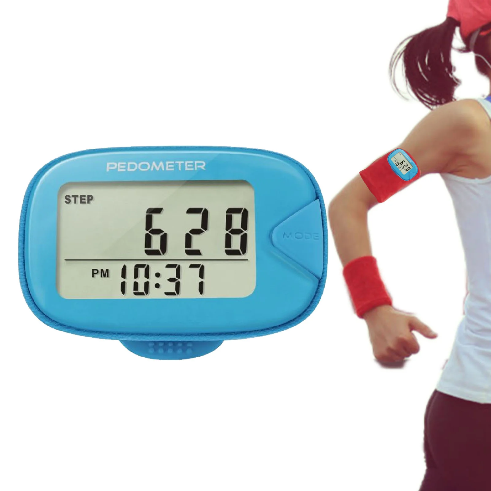 

Pedometer For Walking Step Counter With Display And Clip Portable Pedometer With Clip Accurate Step Counter Calorie Counter