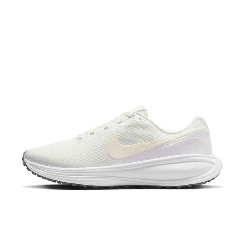 Nike HJ8485‑105 Women Off White Running Shoes Breathable Mesh Foam Cushion Curved Rocker Anti‑Slip Athletic Training Sneakers