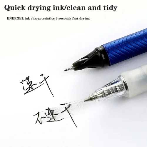 Imagen 2 del producto Bolígrafo de Gel Pentel japonés BLN25, bolígrafo de agua líquida recto de media aguja de 0,5mm, accesorios de oficina, suministros escolares estacionarios, 9 Uds.