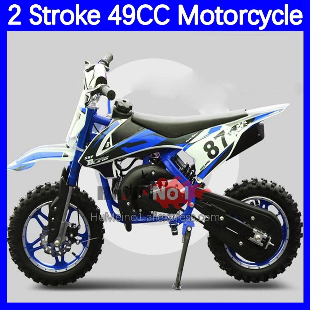 49CC 2Stroke ATV OFF-road Gasoline Motorcycle For New Year Birthday Holiday Festival Party Gifts Racing MOTO Dirt Bike Motorbike