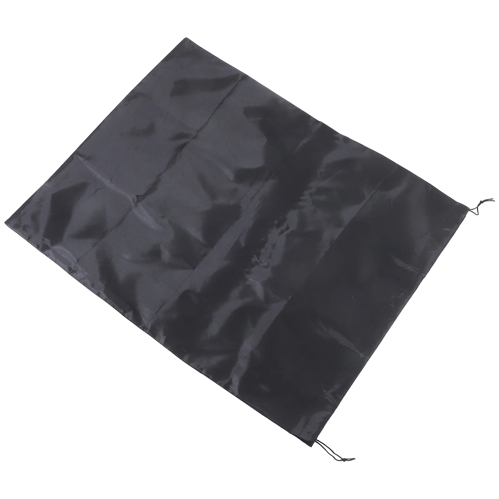 Mochila resistente saco de lavanderia acampamento viagem grande armazenamento de roupas (preto) mochilas sacos de cordão lavagem de poliéster