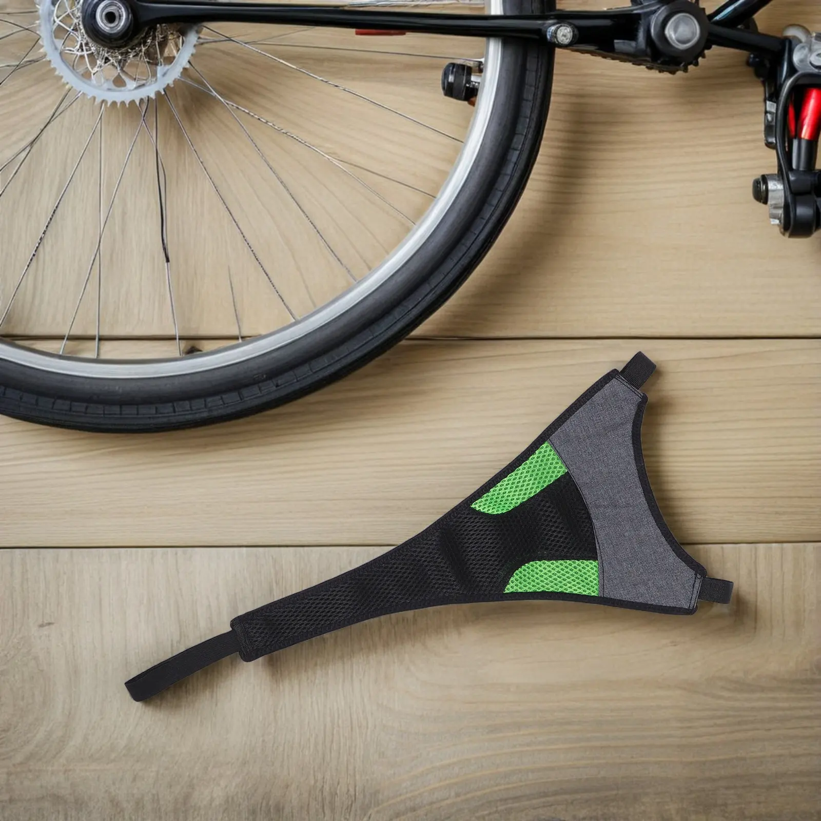 

Bicycle Frame Protector Net Bike Sweat Guard Absorbs Cover Indoor Cycling Trainer Sweatproof Net Handlebar Sweatband