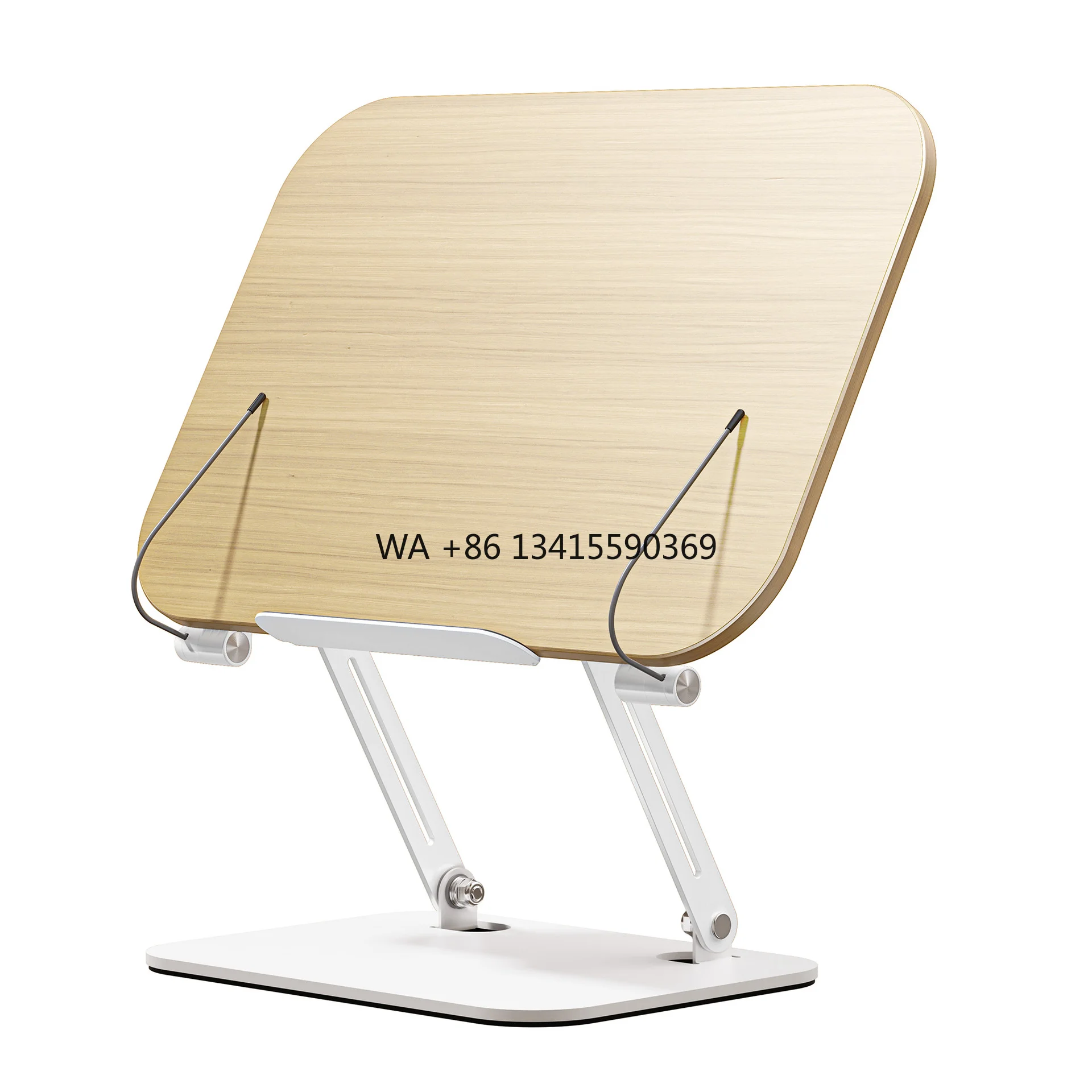 

Hot Selling Height Adjustable Wooden Holder Foldable Book Reading Stand Wood Book Stand Folding Bookstand Bookends
