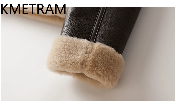 Damska krótka brązowa kurtka z prawdziwego futra z naturalnej wełny merino i owczej skóry, dwustronna, zimowa odzież damska 2025 шуба женская