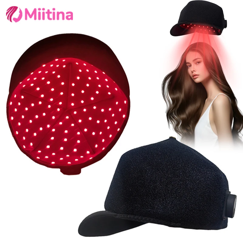 

Red Light Therapy Hat with 125 Lamp Beads Laser Hair Growth Professional Cap promote scalp metabolism for Greasy Scalp Hair Care