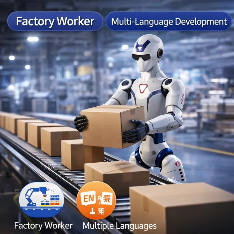 Custom Advanced AI Humanoid Robot Flexible Motion Programmable Dancer For Commercial Exhibitions