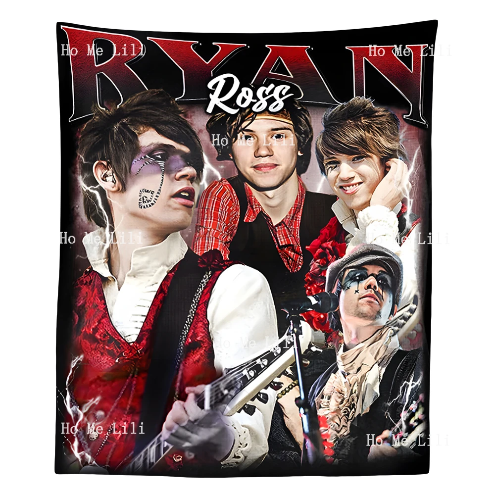 Limited Ryan Ross Vintage Printable Design Tribute Aesthetic Crewneck Tapestry Wall Hanging For Bedroom Livingroom Modern Design