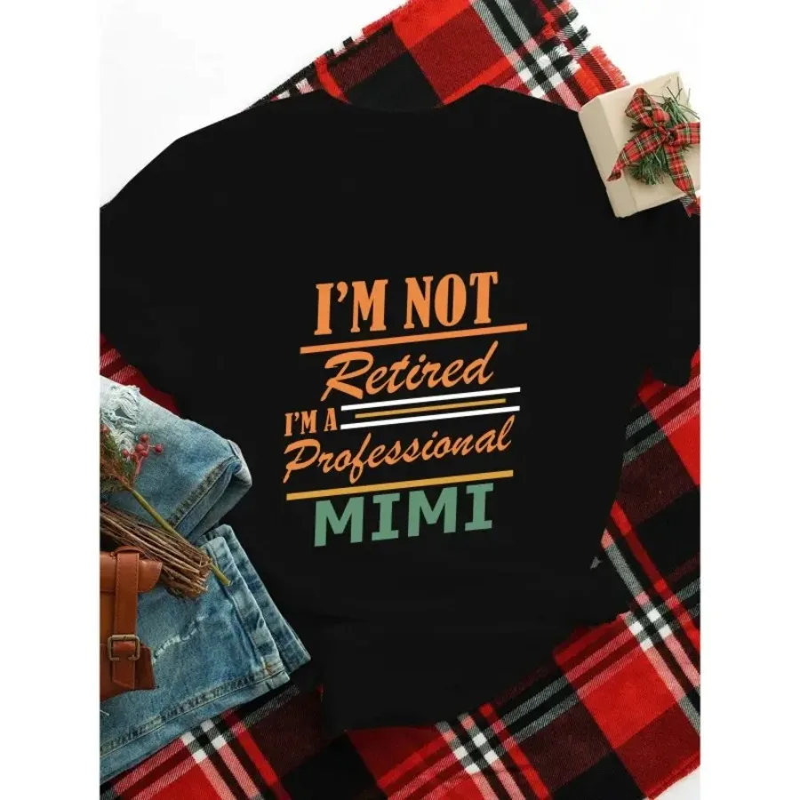 【Nuevo estilo】Camiseta informal MIMI de talla grande para mujer, manga corta, cuello redondo, estampado geométrico, poliéster, lavable a máquina