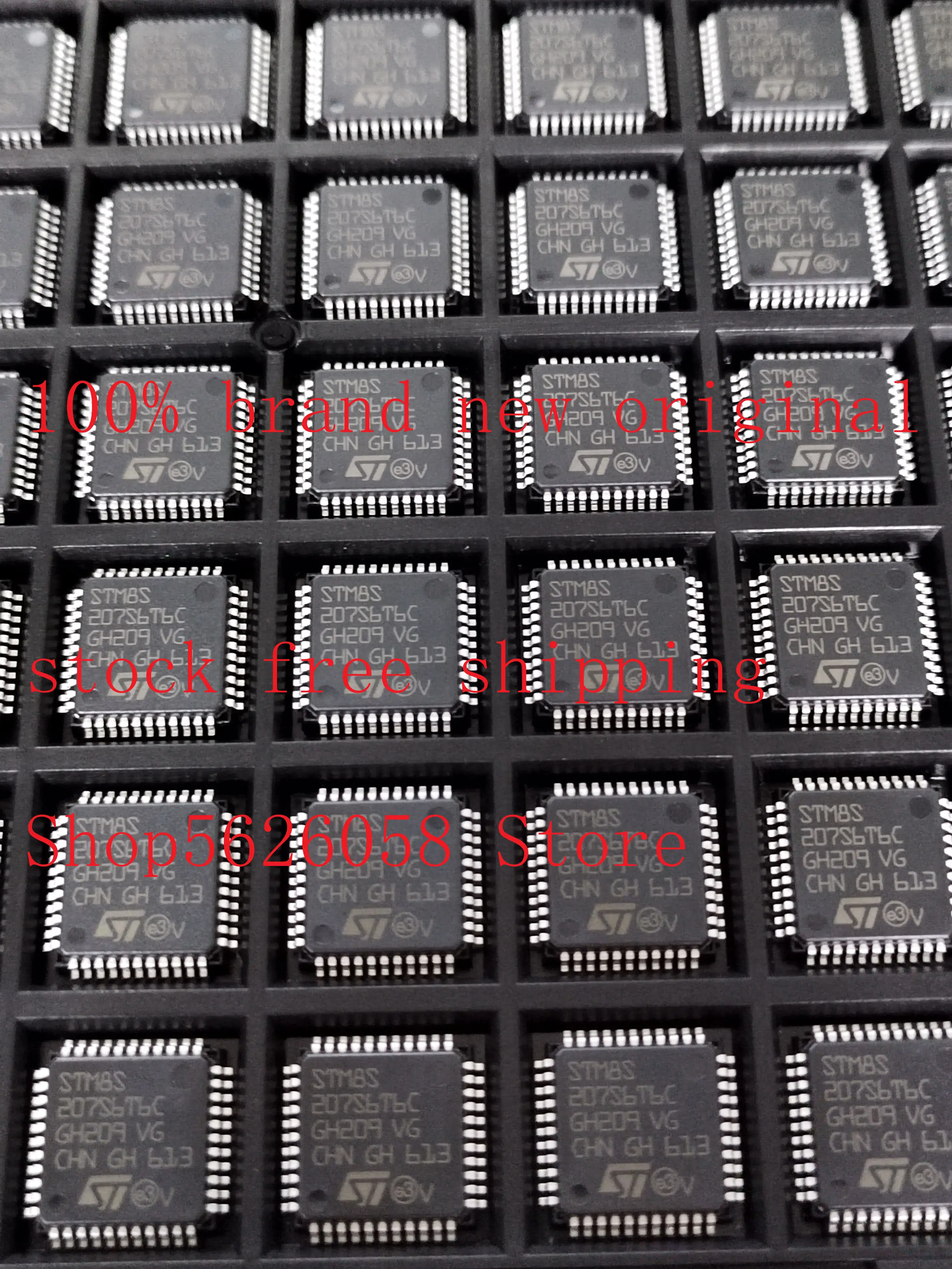 1PCS/LOT STM8S207S6T6C STM8S 207S6T6C QFP44 100% new original