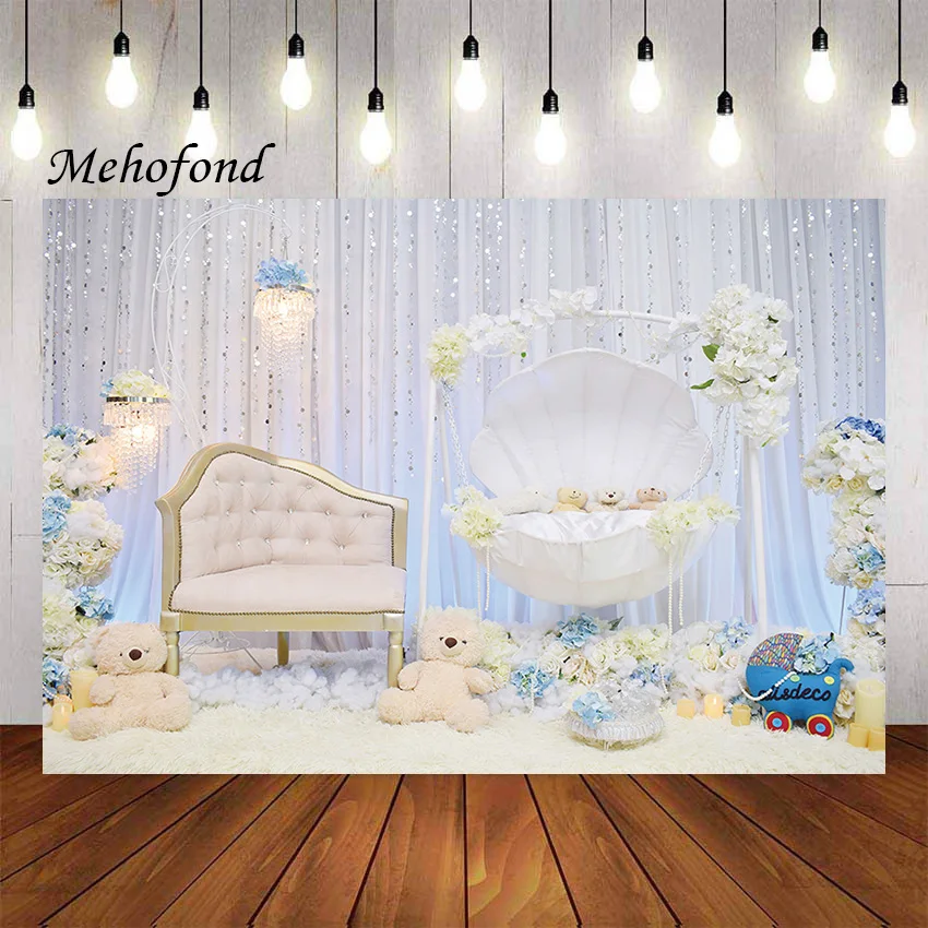 Mehofond Photography Background Boudoir Bedroom Interior Room Girls Birthday Party Cake Smash Decor Backdrop Photo Studio Props