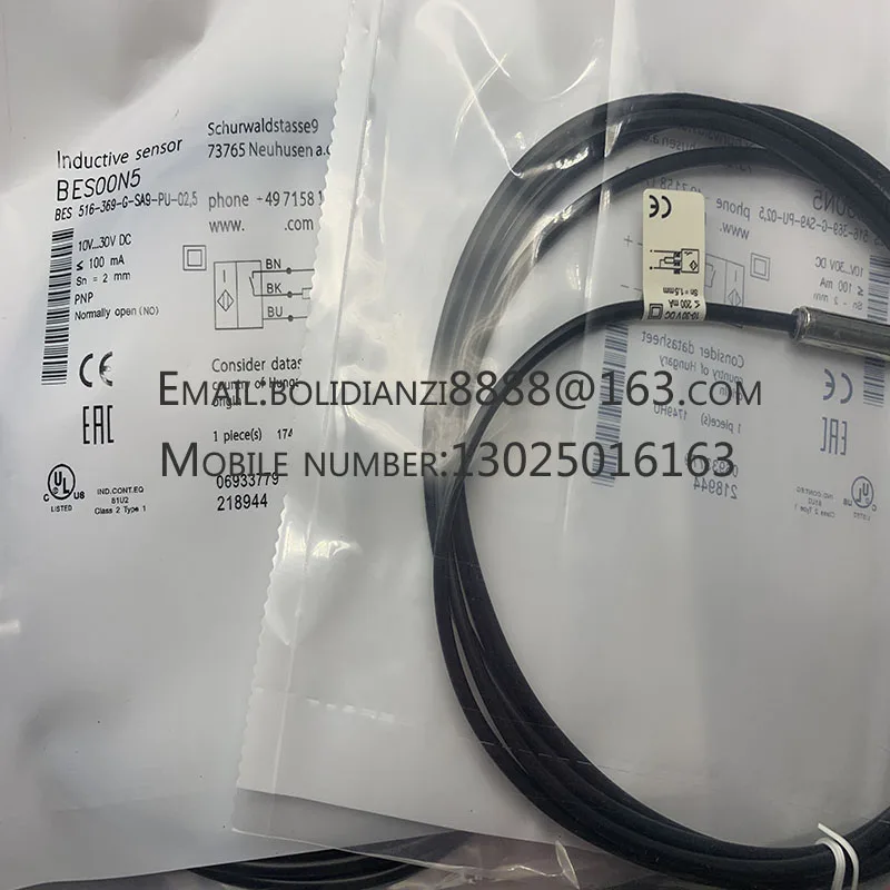 

Оригинальный датчик приближения BES00N5 BES 516-369-G-SA9-PU-02,5