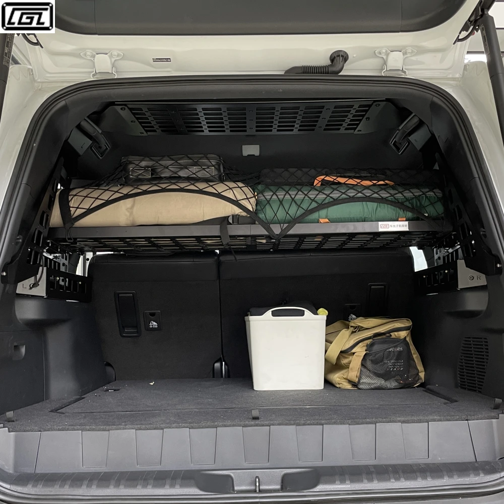 CGZ Trunk Shelf Cargo Organizers Modular Storage Panel Fit for Toyota Land Cruiser Prado LC250 / Lexus GX550 2024 2025